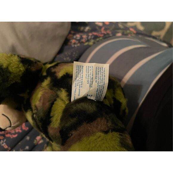 Build A Bear Toy's Teddy Bear Camouflage Bear Army Military Plush Stuffed 16" - Picture 11 of 14